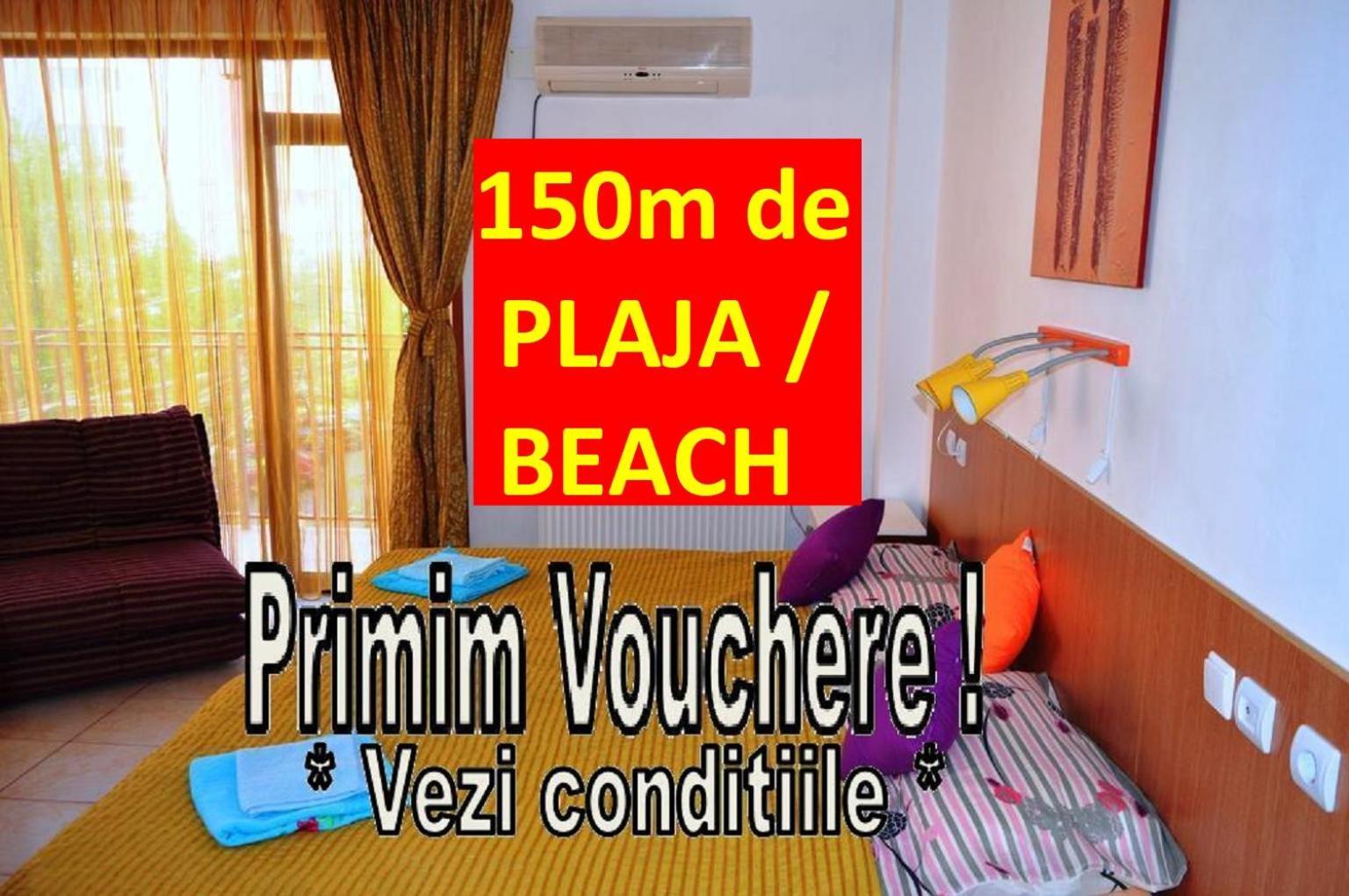 Garsoniere Victor Seaview Aer Conditionat Primim Carduri Vacanta 150 M De Plaja Reyna Beach Lejlighed Constanţa Eksteriør billede